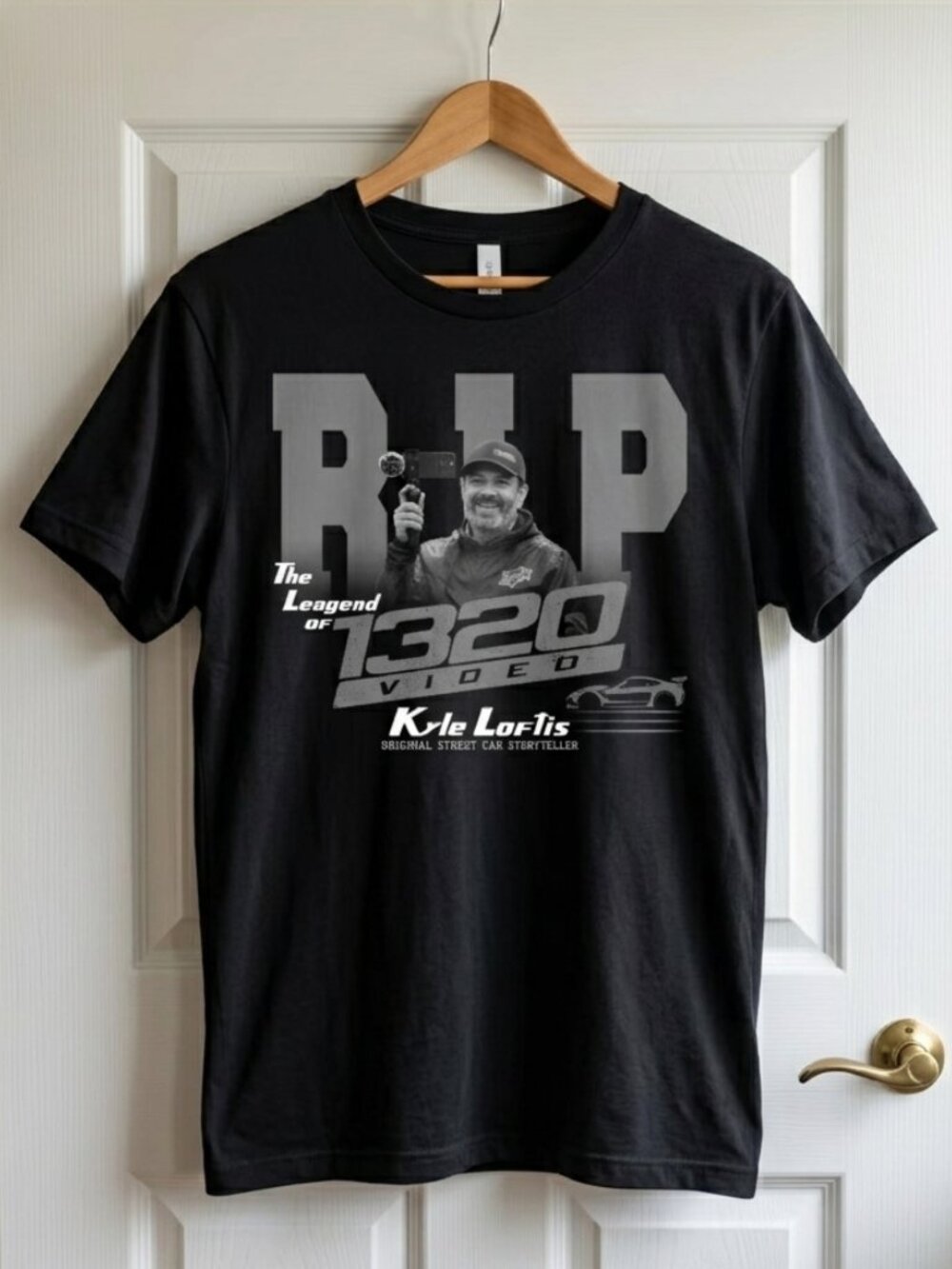 1320 Video Kyle Loftis RIP Tribute Shirt Car Racing Graphic Tee